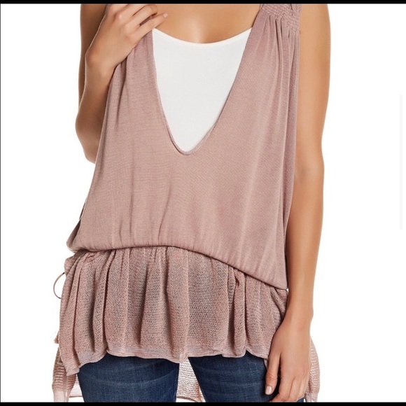 Free People ‘Make Me Blush’ Top-Size-Small - Picture 2 of 4